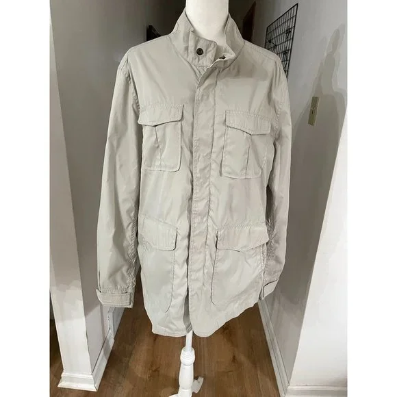 EUC Tasso Elba Mens Multi-Pocket Windbreaker Jacket - Picture 1 of 9